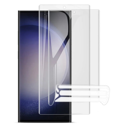 IMAK 2Pcs / Set Hydrogel Film III for Samsung Galaxy S23 Ultra Super Clear Screen Protector Soft TPU Screen Film - 1