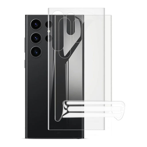 IMAK 2Pcs / Set For Samsung Galaxy S23 Ultra Hydrogel Film III Full Cover Back Protector High Sensitivity TPU Back Film - 1
