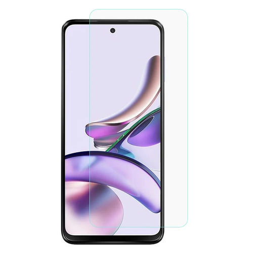 AMORUS For Motorola Moto G13 4G Anti-fingerprint Screen Protector 2.5D Arc Edge High Aluminum-silicon Glass Film - 1