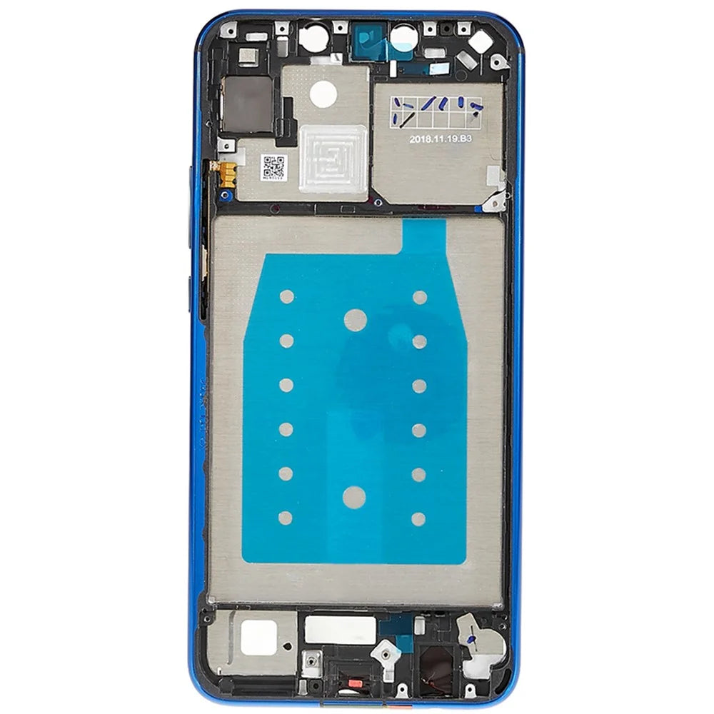 For Huawei nova 3i / P Smart+ (2018) OEM Front Housing Frame Replacement Part (without Logo) - Blue - 3