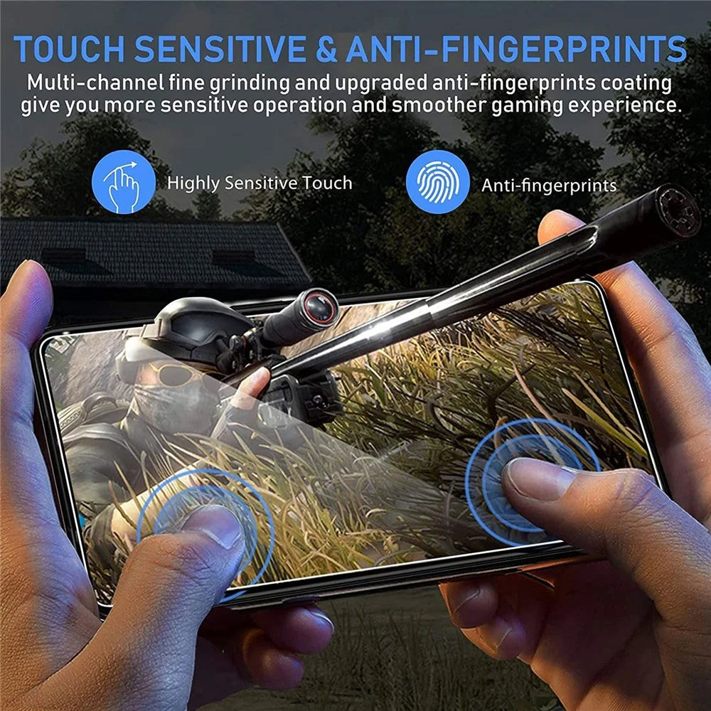 For Motorola Moto G52 4G 2.5D Arc Edge Tempered Glass Film Anti-explosion Fingerprint-free Screen Protector - 4