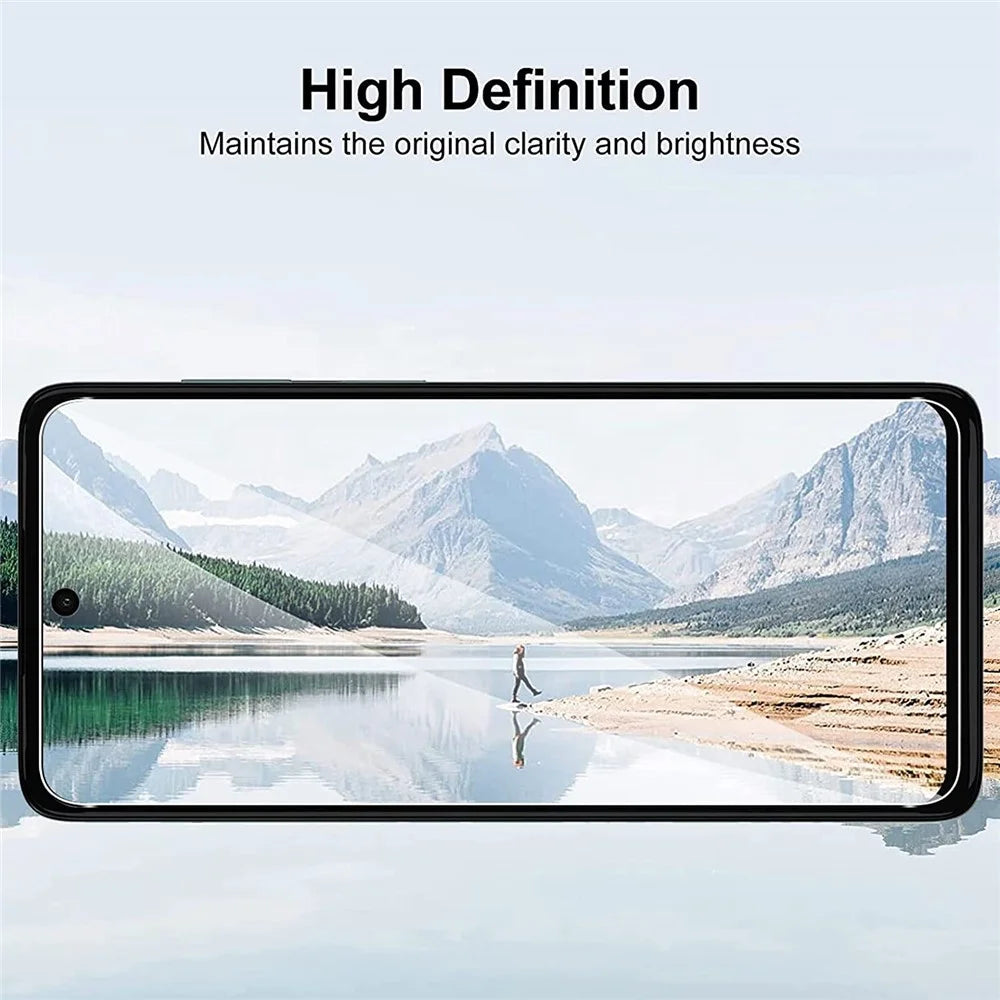 For Motorola Moto G62 5G Anti-explosion Screen Protector 2.5D Arc Edge Ultra Clear Tempered Glass Film - 3