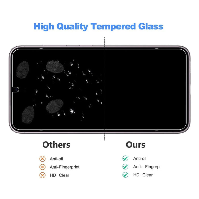 For Samsung Galaxy S23 Tempered Glass Screen Protector Anti-explosion Film + HD Clear Camera Lens Protector - 7