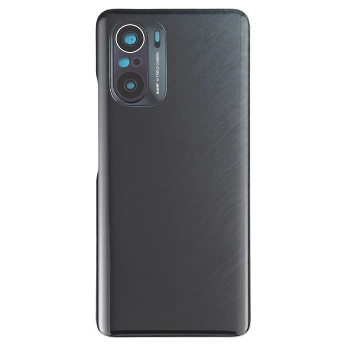For Xiaomi Redmi K40 Pro M2012K11C OEM Battery Housing Back Cover with Camera Ring Lens Cover Replacement - Black - 2