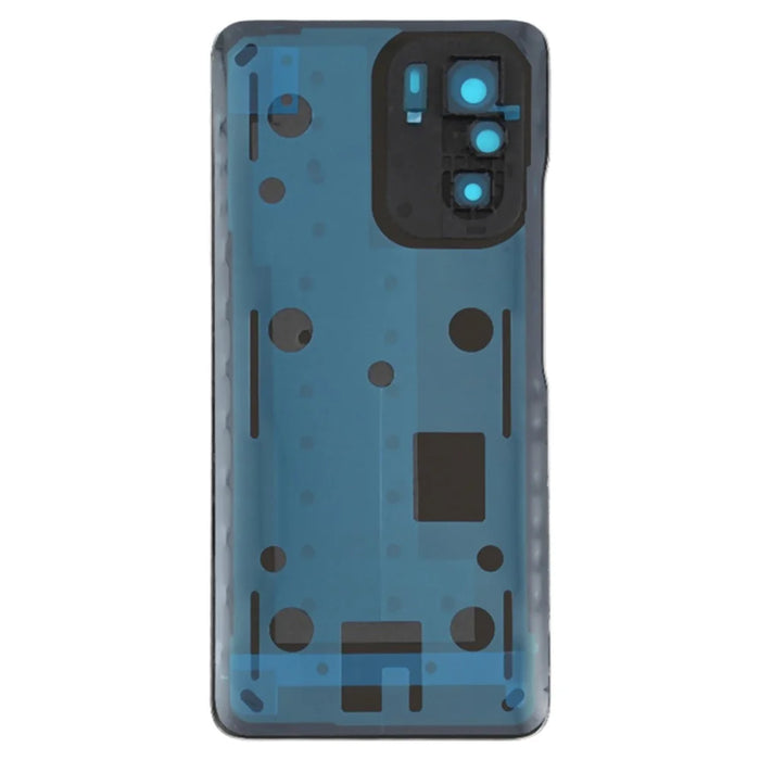 For Xiaomi Redmi K40 Pro M2012K11C OEM Battery Housing Back Cover with Camera Ring Lens Cover Replacement - Black - 3