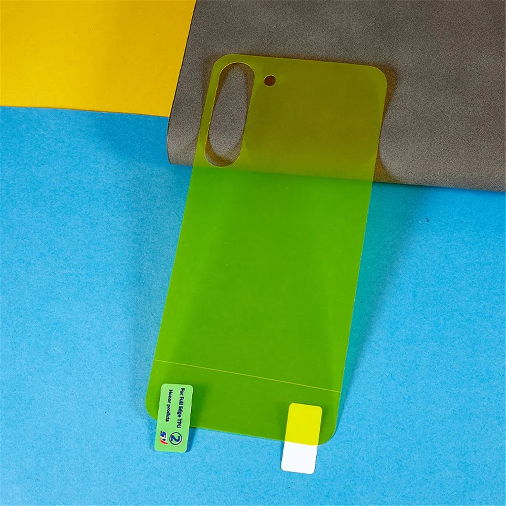For Samsung Galaxy S22 5G / S23 Phone Back Protector Anti-Scratch TPU Soft Cellphone Backside Film - 3