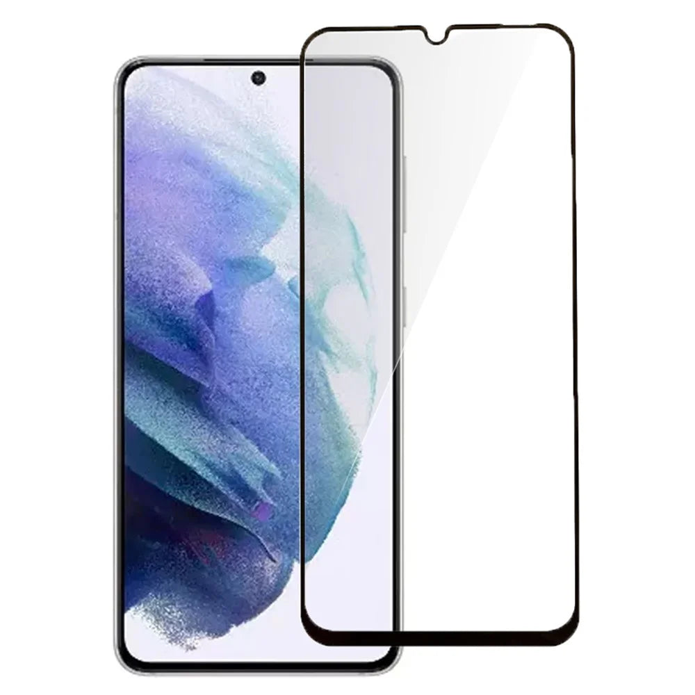 Tempered Glass Film for Samsung Galaxy A24 4G (162.1 x 77.6 x 8.3mm) , Silk Printing Ultra Clear Full Screen Cover Protector (Full Glue) - 1