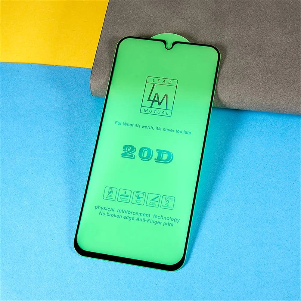 20D Full Screen Protector for Samsung Galaxy A34 5G Silk Printing Full Glue HD Clear Tempered Glass Film - 4