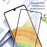 AMORUS 2Pcs For Samsung Galaxy A34 5G Tempered Glass Screen Protector Silk Printing Full Glue Full Screen Film - Black - 4