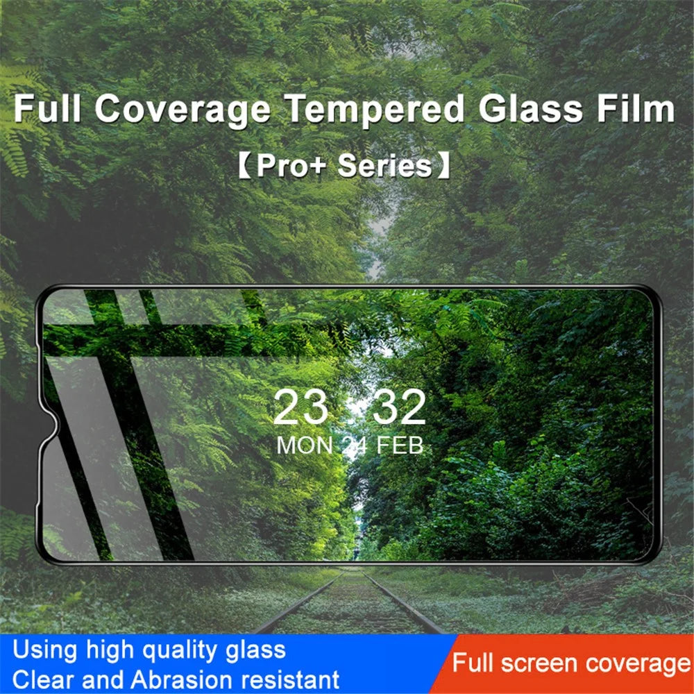 IMAK Pro+ Series Full Screen Protector for Oppo A78 5G HD Clear Anti-explosion Phone Tempered Glass Film - 3