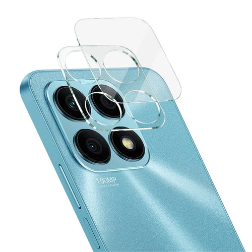 IMAK For Honor X8a 4G Phone Camera Lens Protector Integrated Tempered Glass Lens Film+Acrylic Lens Cap - 1