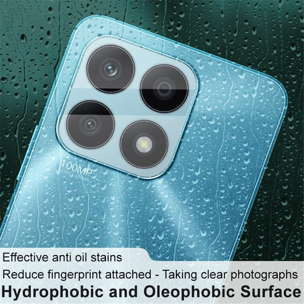 IMAK For Honor X8a 4G Phone Camera Lens Protector Integrated Tempered Glass Lens Film+Acrylic Lens Cap - 3