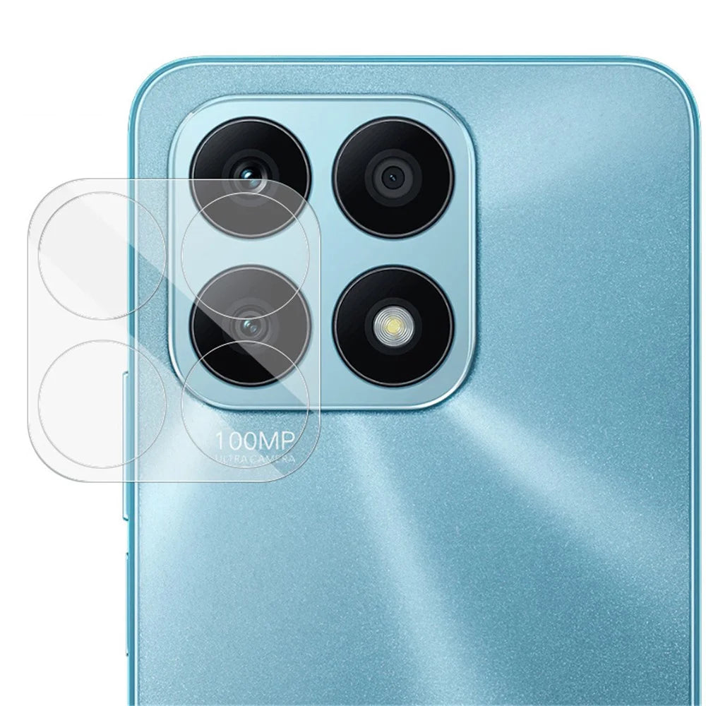 IMAK For Honor X8a 4G Phone Camera Lens Protector Integrated Tempered Glass Lens Film+Acrylic Lens Cap - 5