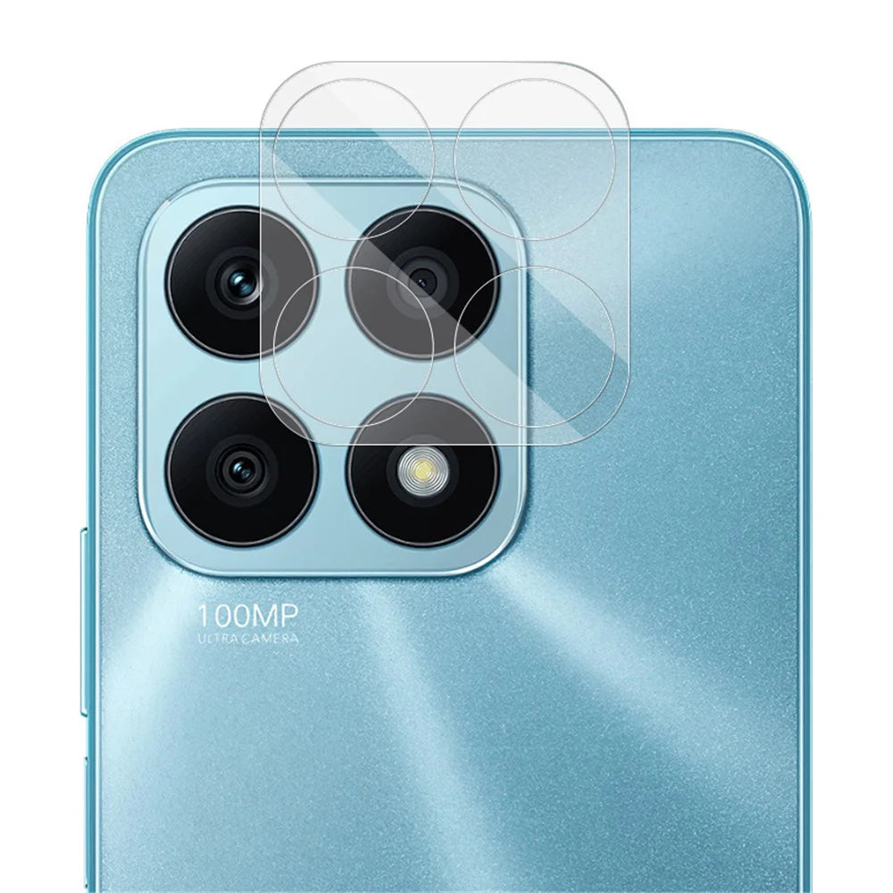 IMAK For Honor X8a 4G Phone Camera Lens Protector Integrated Tempered Glass Lens Film+Acrylic Lens Cap - 6