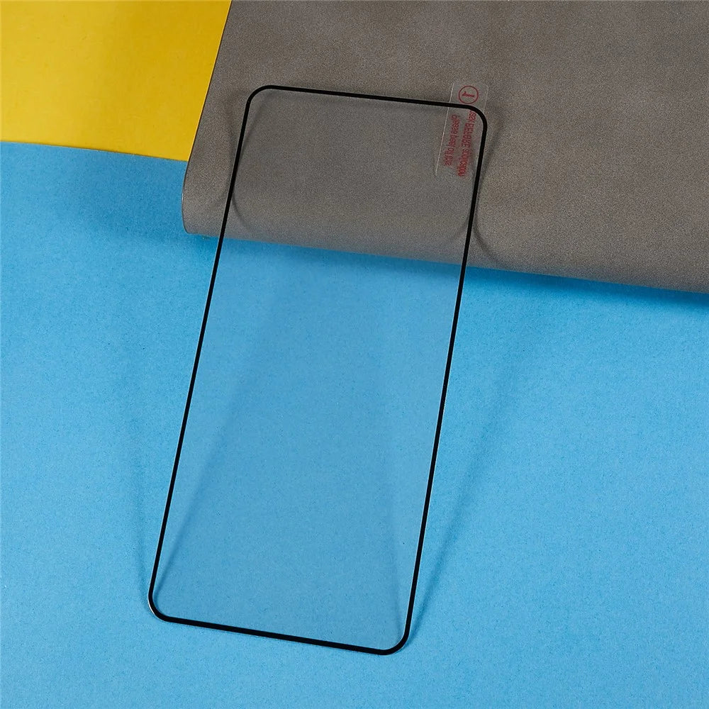 For Motorola Moto G53 5G Black Silk Print Screen Protector Secondary Hardening Tempered Glass Protective Film - 3