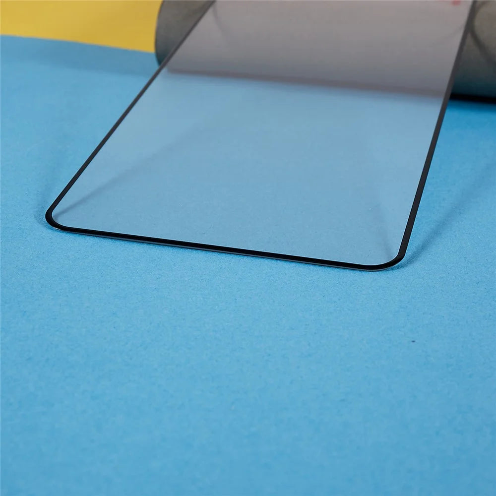 For Motorola Moto G53 5G Black Silk Print Screen Protector Secondary Hardening Tempered Glass Protective Film - 5