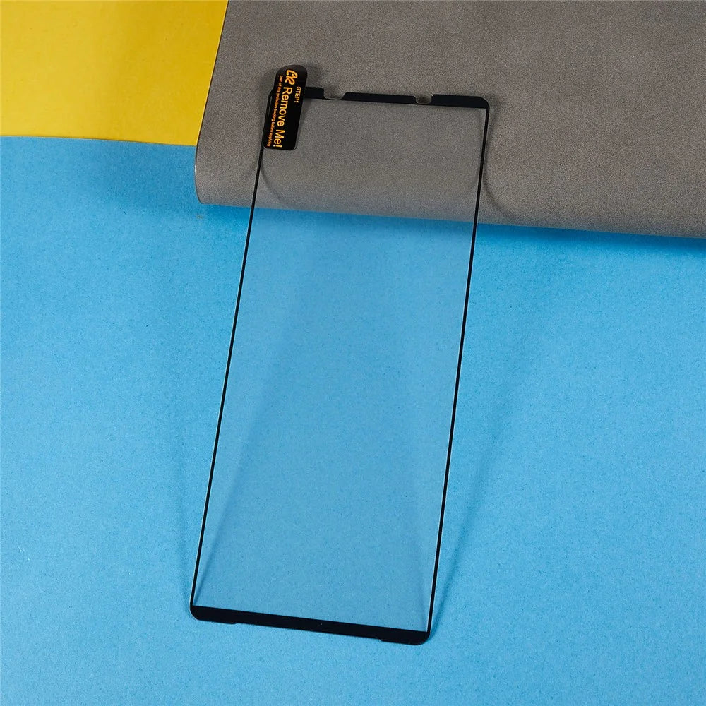 Screen Protector for Sony Xperia 1 V , High Transparency Full Glue Silk Printing Tempered Glass Film - 6