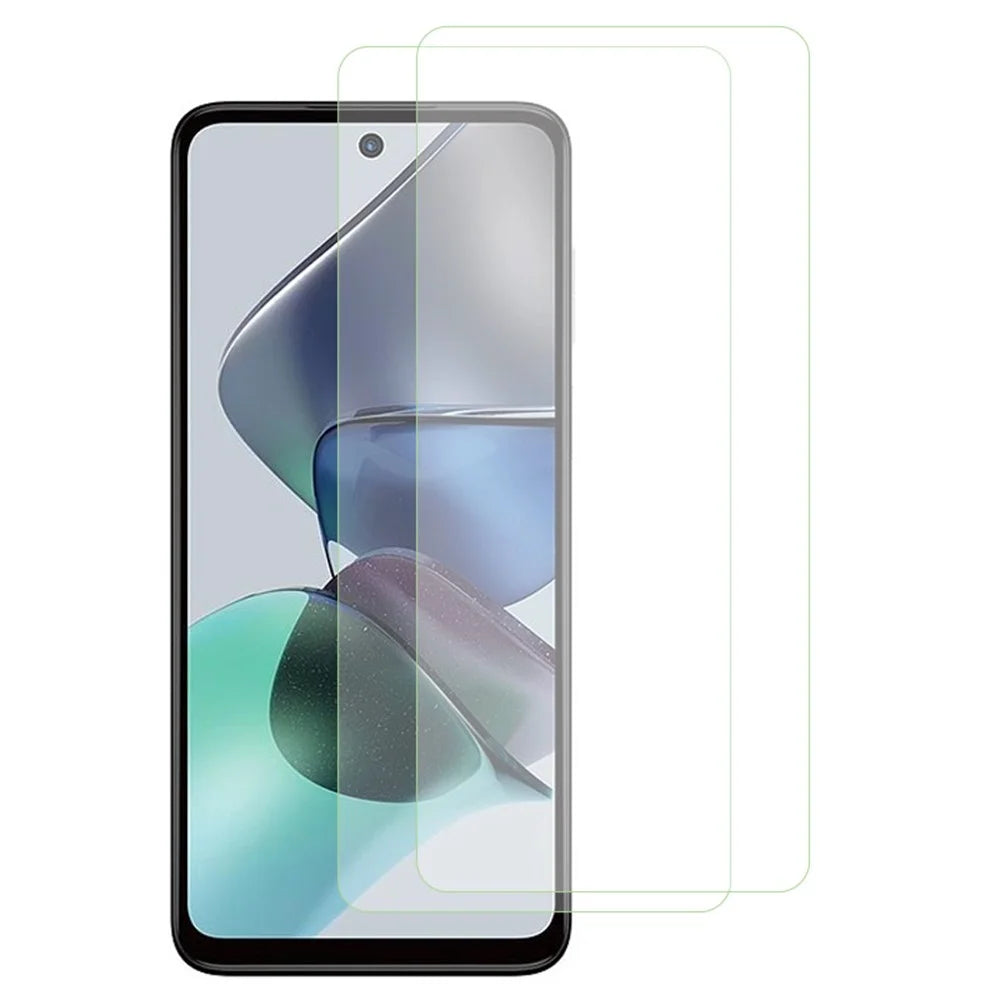 2Pcs / Set for Motorola Moto G23 4G Screen Protector 2.5D Arc Edge Shatter-proof Ultra Clear Tempered Glass Film - 1