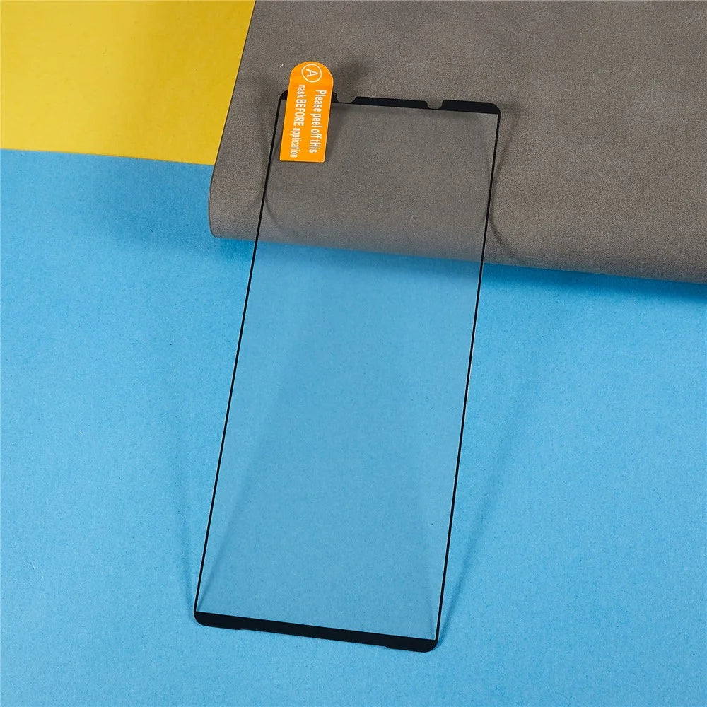 2Pcs / Pack Screen Protector for Sony Xperia 1 V , Silk Printing Black Edge Tempered Glass Film Full Coverage - 6
