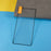 For Google Pixel 7a Black Edge Tempered Glass Film Silk Printing Full Coverage Screen Protector - 6