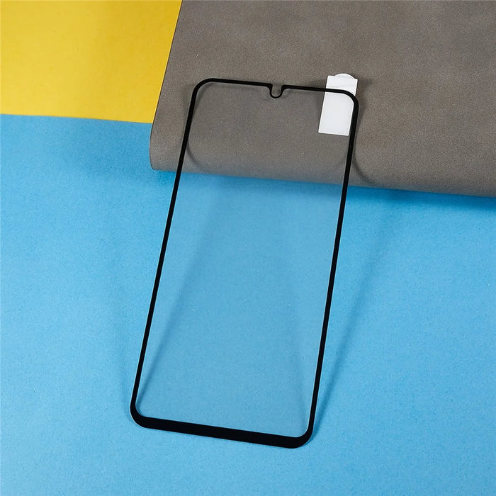 For Samsung Galaxy A34 5G Silk Printing Screen Protector Black Edge Clear Tempered Glass Film - 3