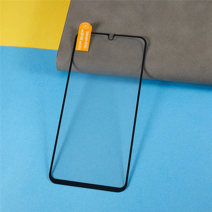For Samsung Galaxy A34 5G Silk Printing Screen Protector Black Edge Clear Tempered Glass Film - 6