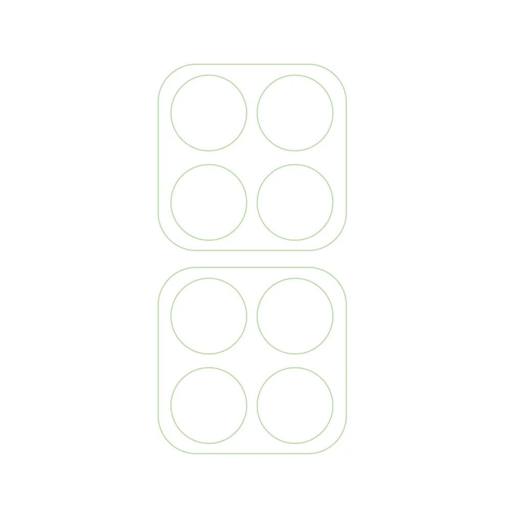 2Pcs  /  Set For Honor X8a 4G Phone Camera Lens Protector Tempered Glass 3D Arc Edge HD Clear Camera Lens Film - 2