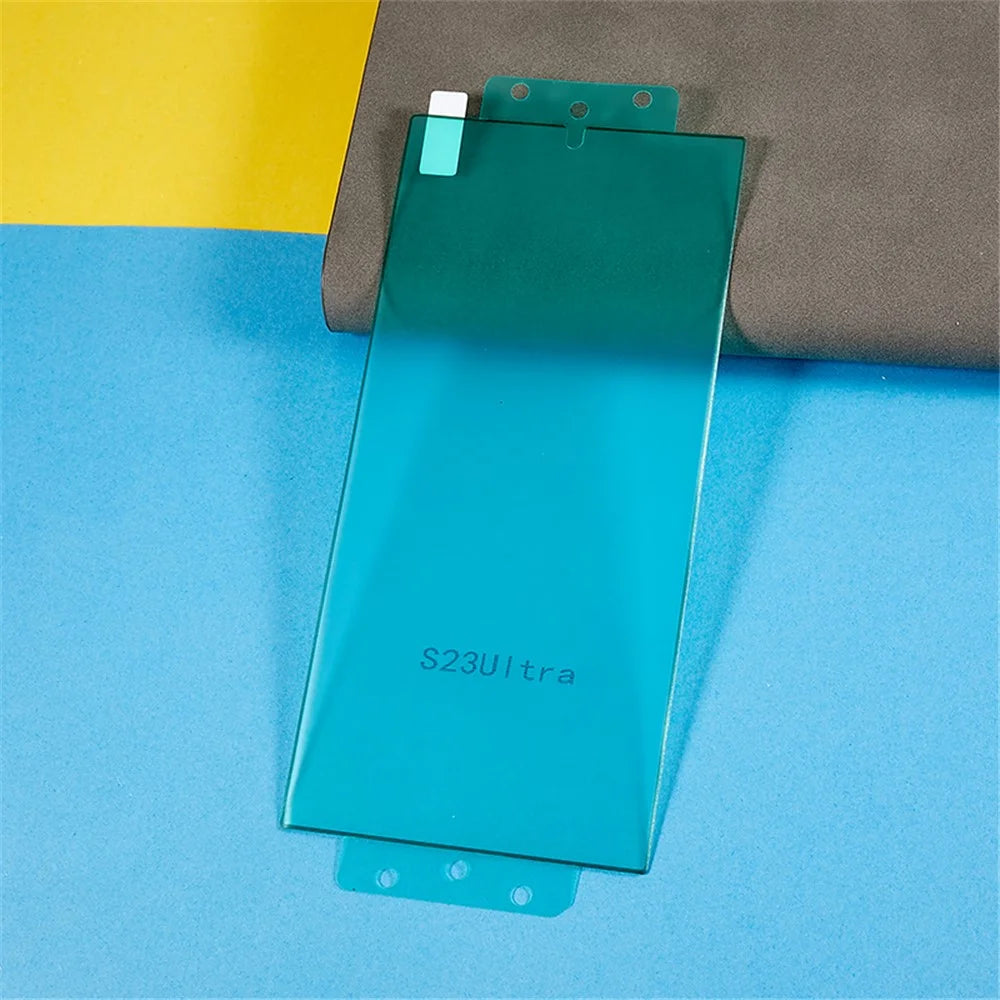 For Samsung Galaxy S23 Ultra Curved Full Screen Protector Ceramic Silicon Carbide Ultra Clear Phone Screen Film - 3