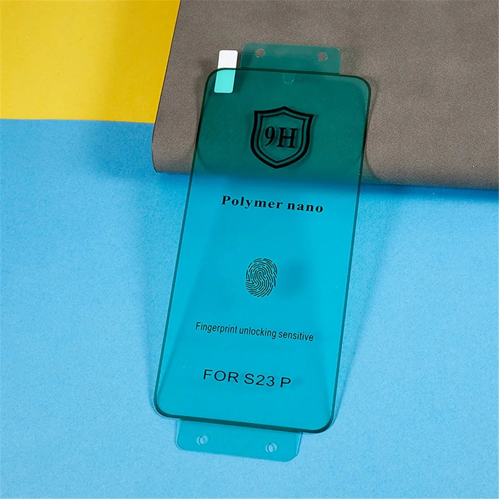 For Samsung Galaxy S22+ 5G / S23+ Phone Screen Protector Silicon Carbide Anti-explosion Full Coverage Film (Support Fingerprint Unlock) - 3