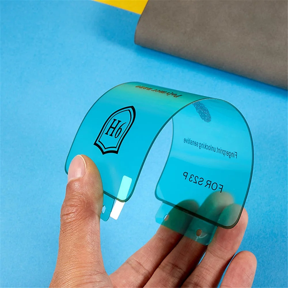 For Samsung Galaxy S22+ 5G / S23+ Phone Screen Protector Silicon Carbide Anti-explosion Full Coverage Film (Support Fingerprint Unlock) - 5