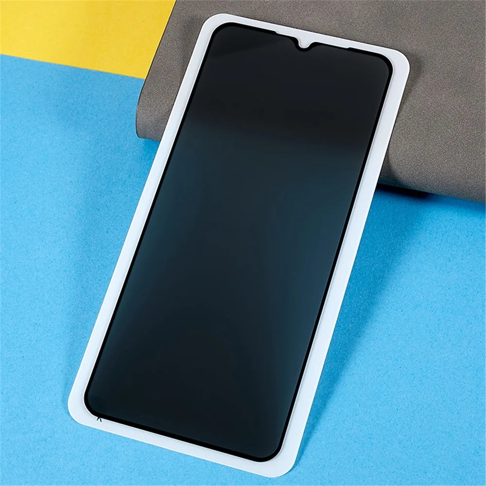 For Samsung Galaxy A14 5G / A14 4G Anti-spy Full Screen Protector Full Glue Silk Printing High Aluminium-silicon Glass Film - 5