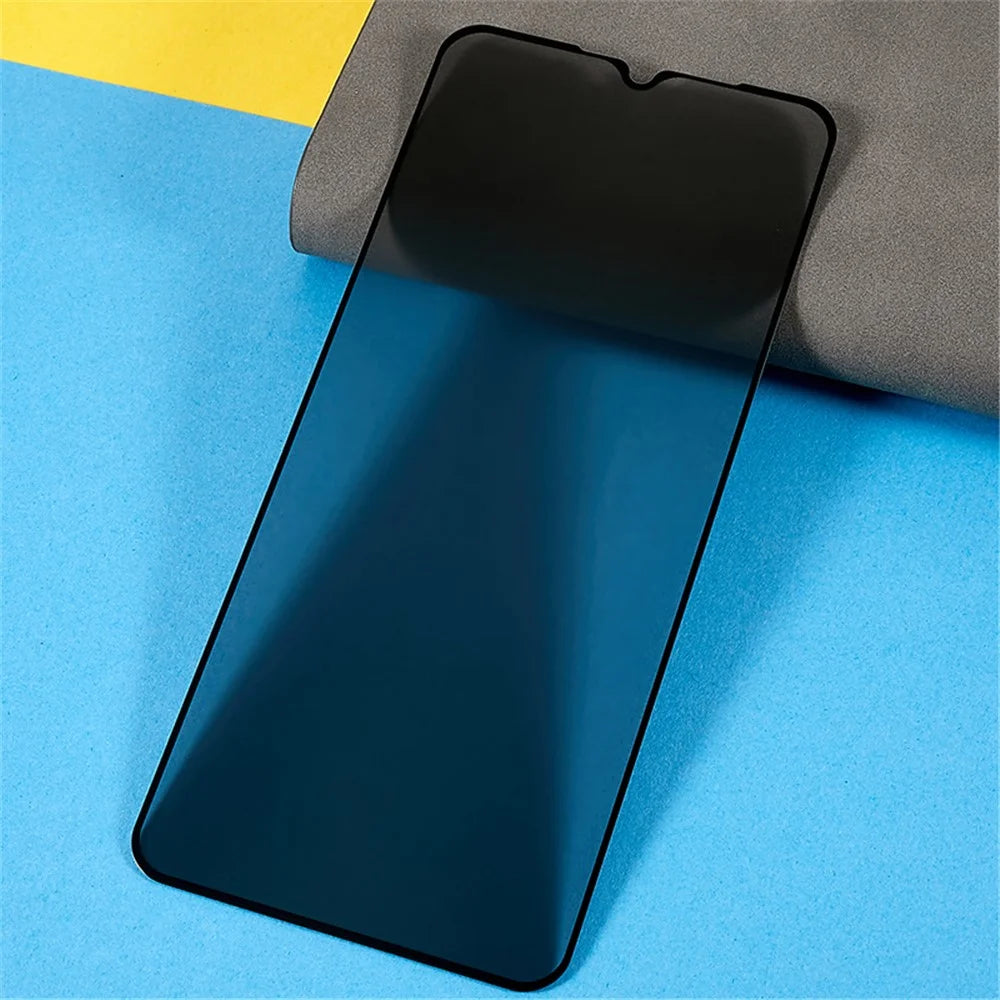For Samsung Galaxy A14 5G / A14 4G Anti-spy Full Screen Protector Full Glue Silk Printing High Aluminium-silicon Glass Film - 6