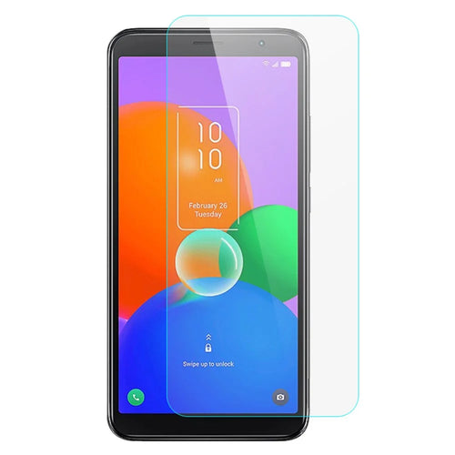 For TCL 403 High Transmittance Tempered Glass Film Anti-Scratch 0.3mm Arc Edge Phone Screen Protector - 1