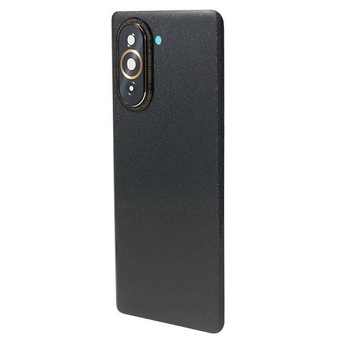For Huawei nova 10 4G Back Battery Housing Cover with Camera Ring Lens Cover Spare Part (without Logo) - Black - 2