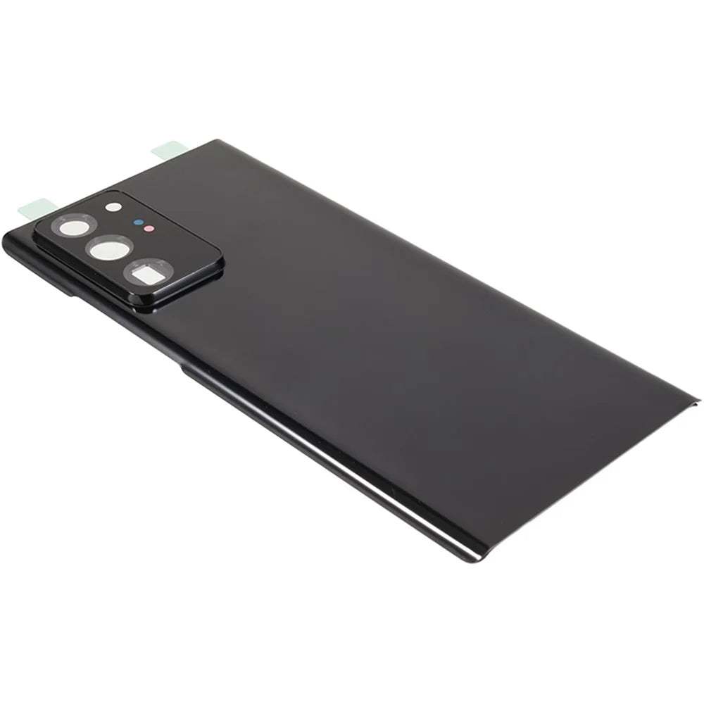For Samsung Galaxy Note20 Ultra 5G Back Battery Housing Cover with Camera Ring Lens Cover Spare Part (without Logo) - Black - 5