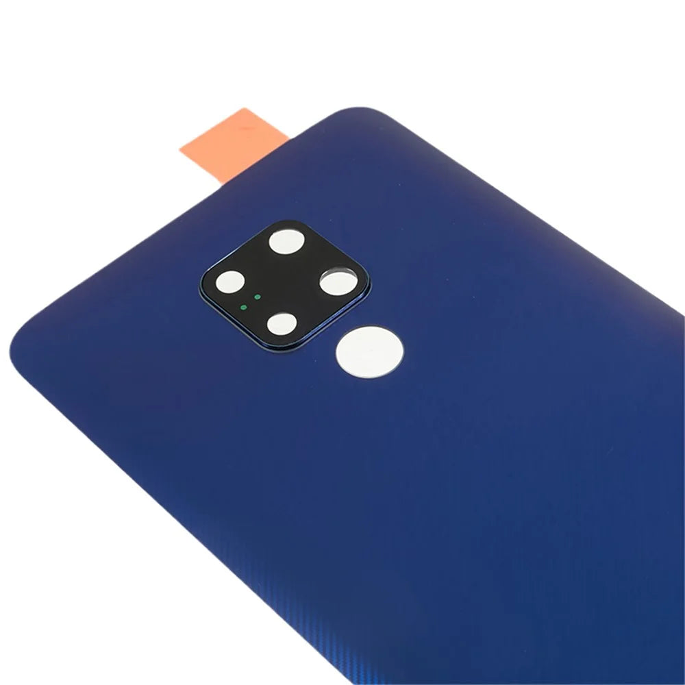 For Huawei Mate 20 X Back Battery Housing Cover with Camera Ring Lens Cover Spare Part (without Logo) - Blue - 4