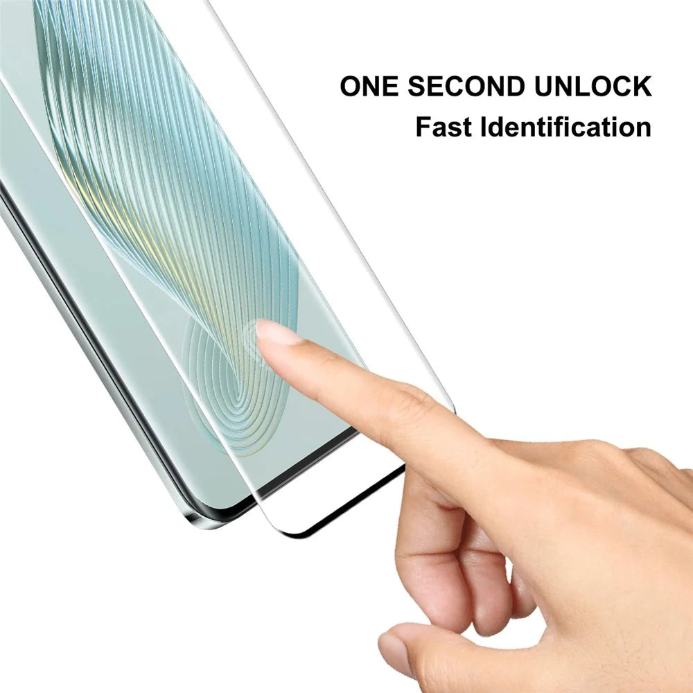 ENKAY HAT PRINCE for Honor Magic5 Pro 3D Curved Screen Protector Hot Bending Tempered Glass Film Support Fingerprint Unlock - 3