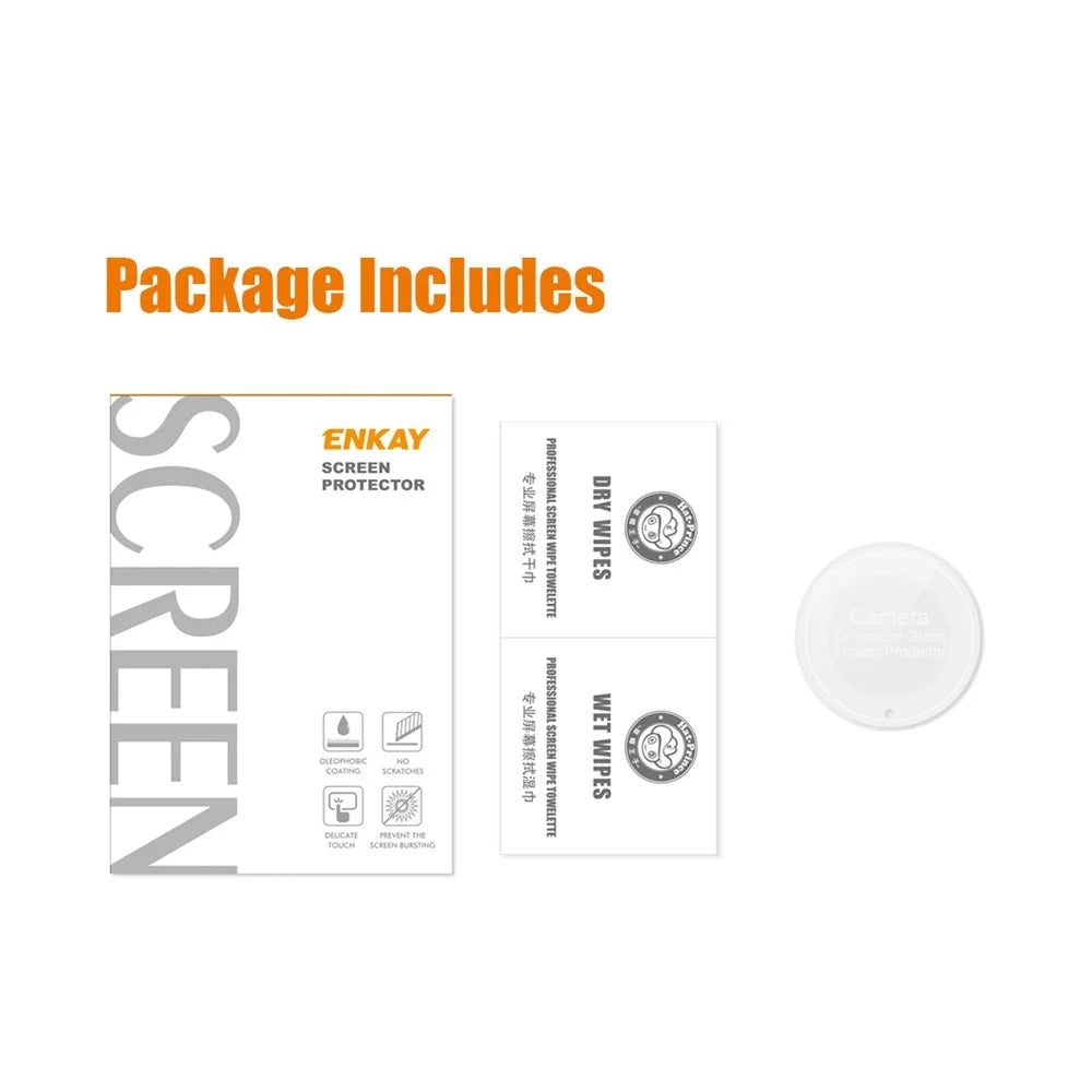 ENKAY HAT PRINCE For Honor Magic5 Lite 5G / X9a 5G 0.2mm 9H Lens Protector High Aluminum-silicon Glass Camera Lens Film - 5