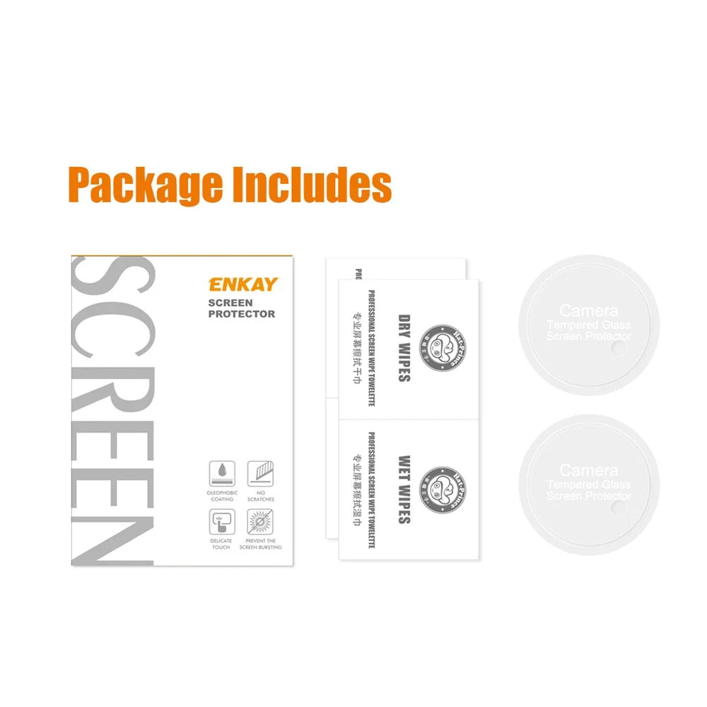 ENKAY HAT PRINCE 2Pcs / Set For OnePlus 11 5G Anti-Scratch 0.2mm 9H High Aluminum-silicon Glass Lens Film Protector - 4