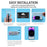 RURIHAI For iPhone 13 Pro Max / 14 Plus Screen Protector Anti-spy Anti-static High Aluminium-silicon Glass Film - 2