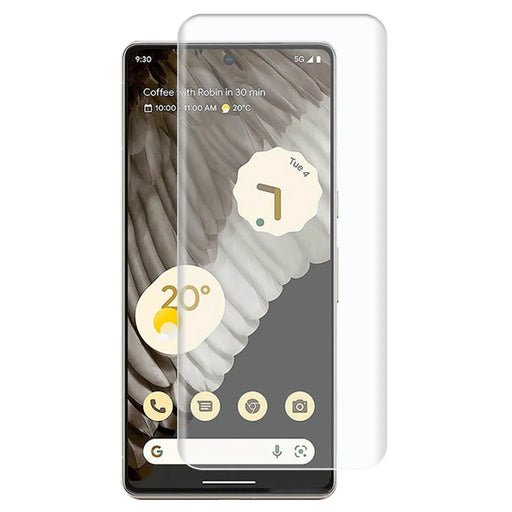 RURIHAI For Google Pixel 7 Pro 5G UV Liquid Phone Screen Protector 3D Curved HD Clear Tempered Glass Film - 1