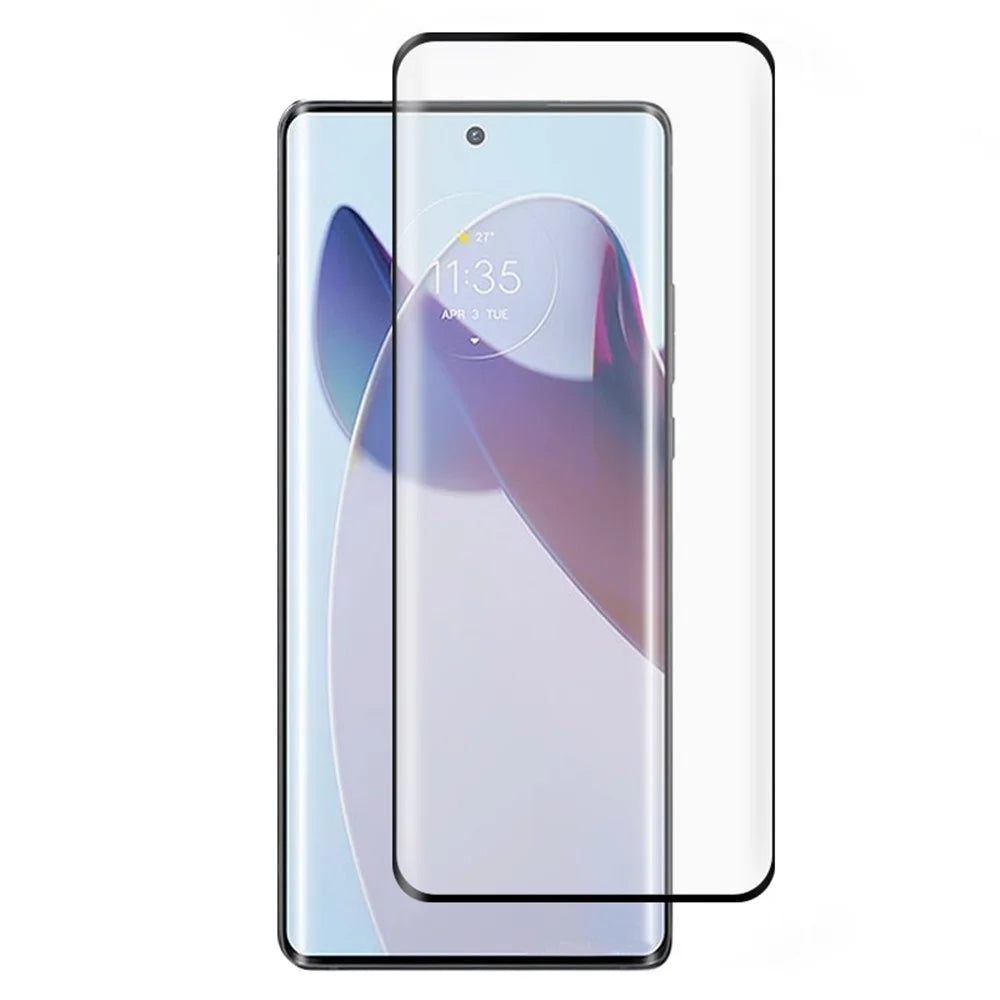 RURIHAI For Motorola Moto X30 Pro 5G / Edge 30 Ultra 5G Phone Full Screen Protector Curved High Aluminium-silicon Glass Film - 1