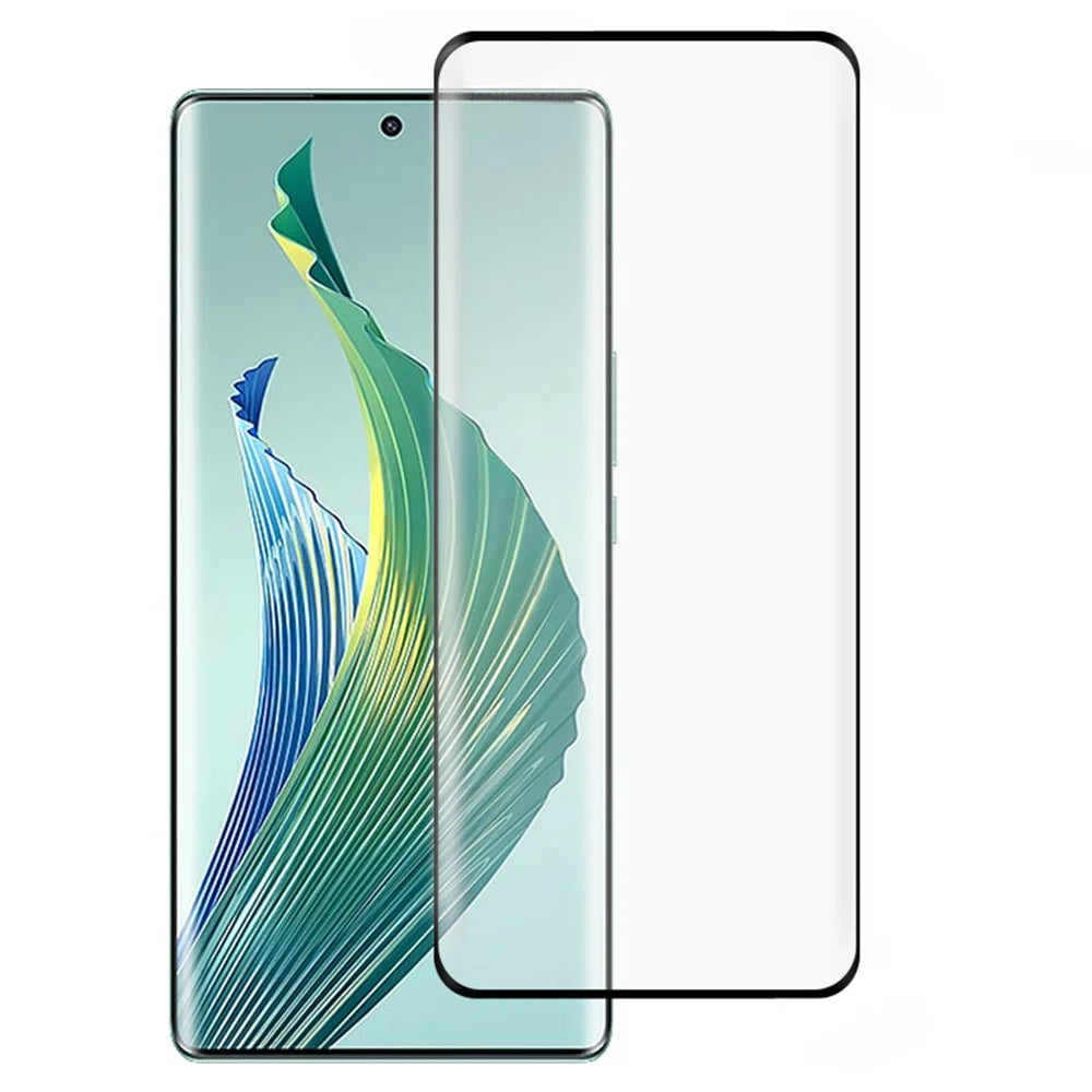 RURIHAI For Honor Magic5 Lite 5G / X9a 5G / X40 5G 3D Curved Screen Protector Side Glue High Aluminium-silicon Glass Film - 1