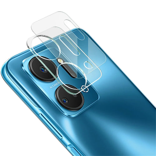 IMAK Camera Lens Protector for Honor X7a 4G , Tempered Glass Integrated Lens Film+Acrylic Lens Cap - 1