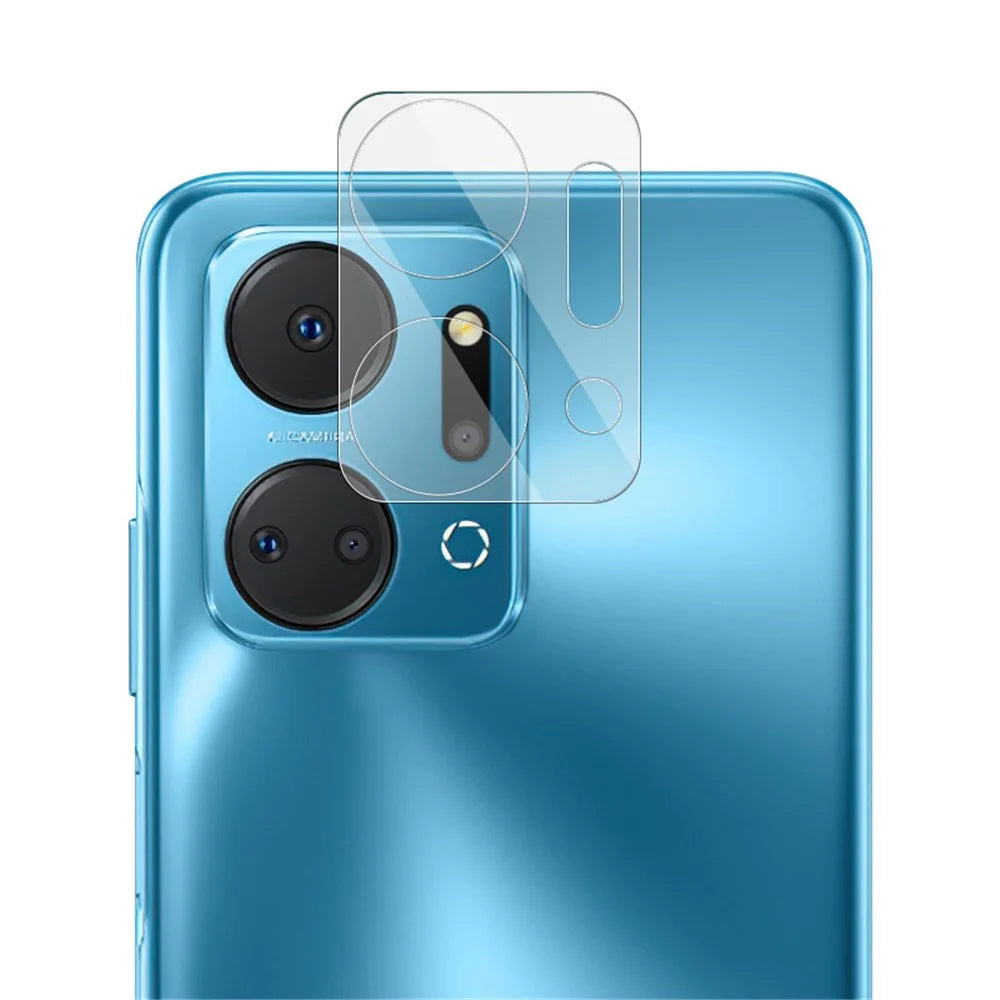 IMAK Camera Lens Protector for Honor X7a 4G , Tempered Glass Integrated Lens Film+Acrylic Lens Cap - 6