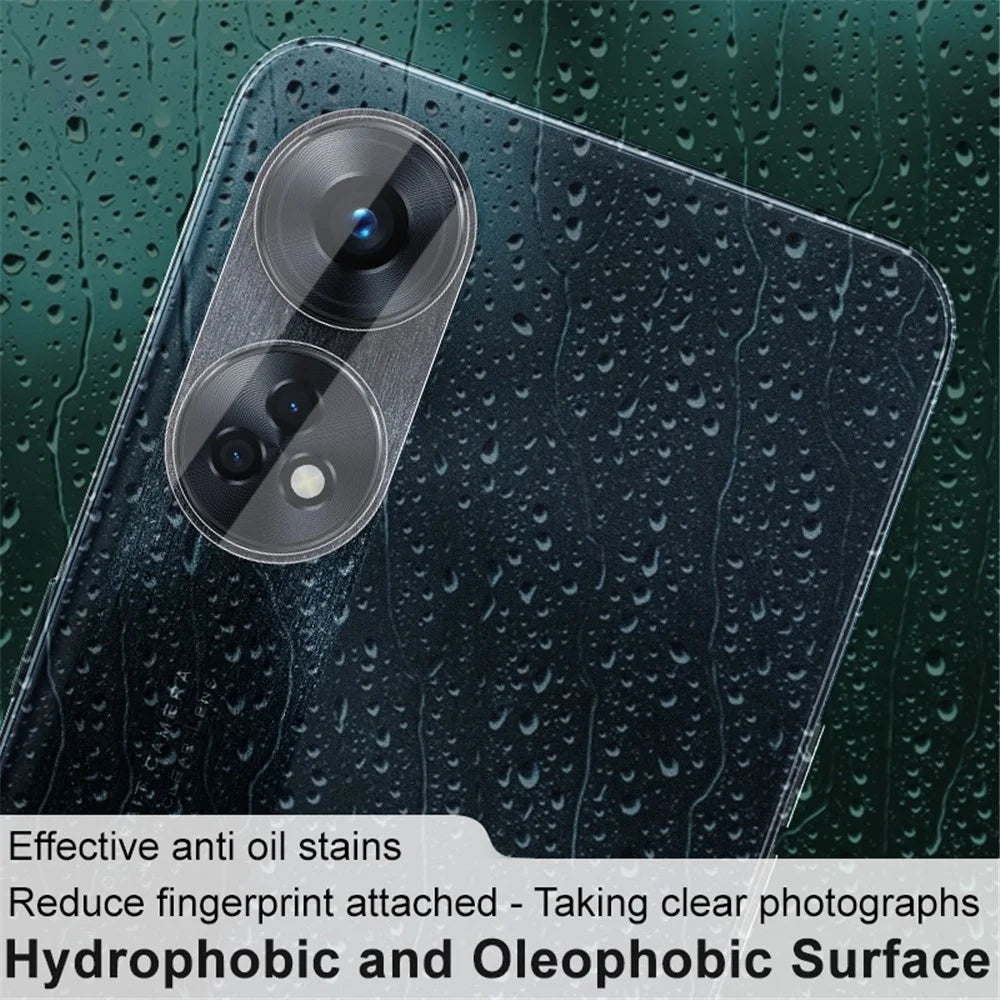 IMAK For Oppo Reno8 T 4G Dustproof Tempered Glass Integrated Lens Film Protector Acrylic Lens Cap - 3