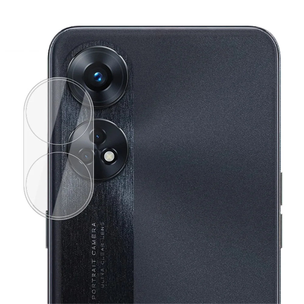 IMAK For Oppo Reno8 T 4G Dustproof Tempered Glass Integrated Lens Film Protector Acrylic Lens Cap - 5