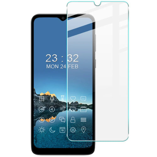 IMAK H Series for Motorola Moto E13 4G Anti-scratch Tempered Glass Ultra Clear Film Dustproof Phone Screen Protector - 1