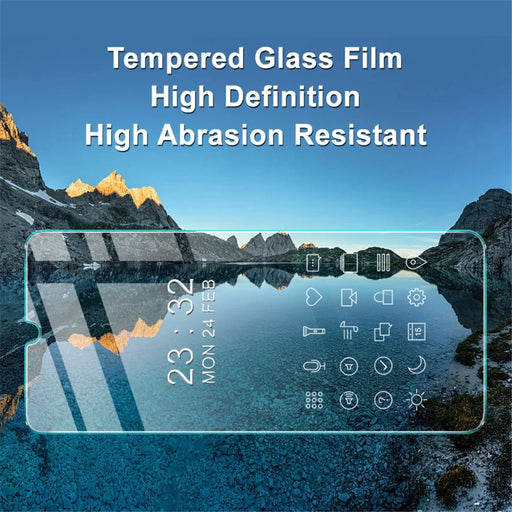 IMAK H Series for Motorola Moto E13 4G Anti-scratch Tempered Glass Ultra Clear Film Dustproof Phone Screen Protector - 2