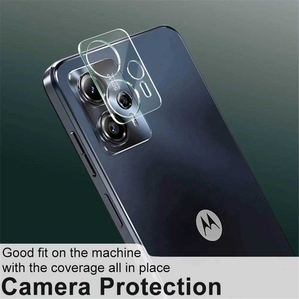 IMAK For Motorola Moto G13 4G / G23 4G Camera Lens Film Tempered Glass Phone Lens Protector+Acrylic Lens Cap - 4